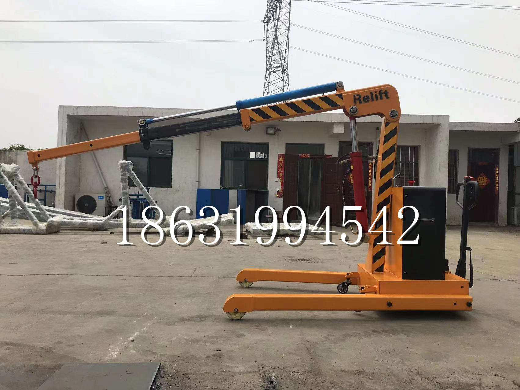 曹妃甸区久征定做3吨三轮随车吊 农用园林绿化移树吊 平板工程用小吊机